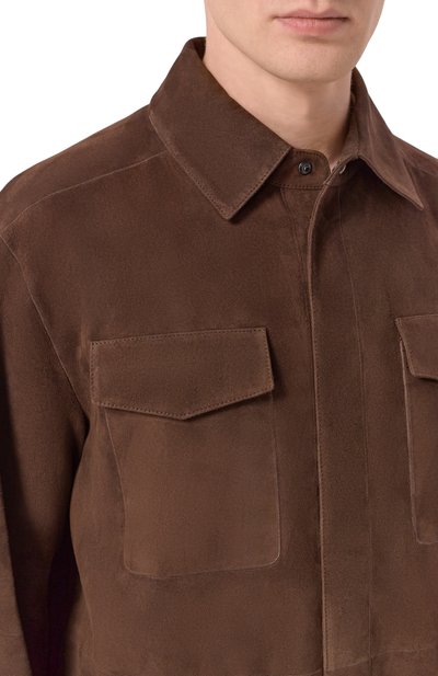 Замшевая рубашка ANDREA CAMPAGNA, арт. 222698/00332, фото 5
