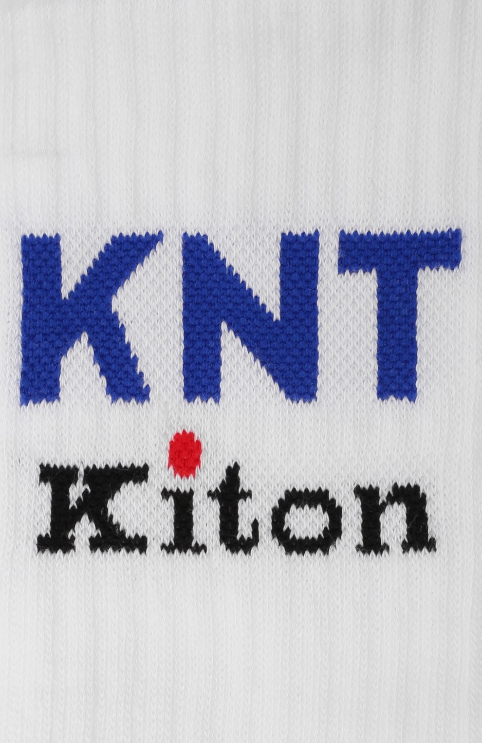 Хлопковые носки KITON белого цвета по цене 8275 руб., арт. UCALZ01X0237A, фото 2 Хлопковые носки KITON, арт. UCALZ01X0237A, фото 2