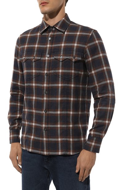 Хлопковая рубашка JACOB COHEN, арт. U C R17 01 T 697A/3001, фото 3