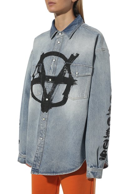 Джинсовая рубашка VETEMENTS, арт. UE52SH840N 2802/W, фото 3