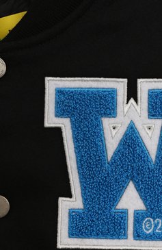 Шерстяной бомбер OFF-WHITE, арт. 0BEH001F23FAB001, фото 3