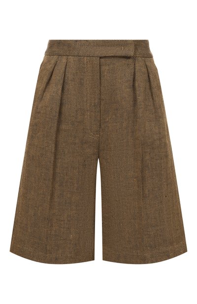 Женские льняные шорты LORENA ANTONIAZZI, арт. E2623PA73B/5285