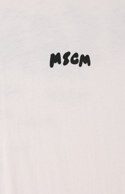 Хлопковая майка MSGM KIDS, арт. S5MSJBTH007, фото 3