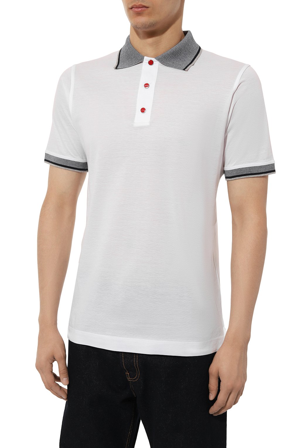 Хлопковое поло KITON, арт. UMK1265V4, фото 3