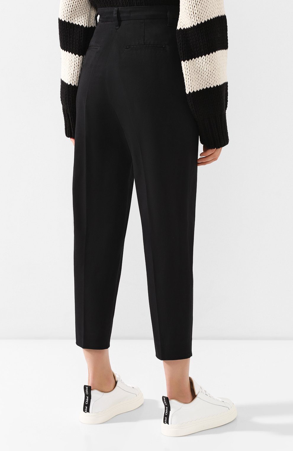 Хлопковые брюки TWO WOMEN IN THE WORLD, арт. LAUREN/UWZLN, фото 4