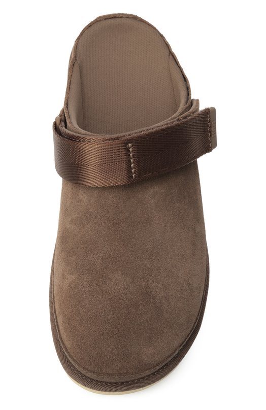 Замшевые сабо Goldenstar UGG 1138252 Коричневый  1138252 Фото 6