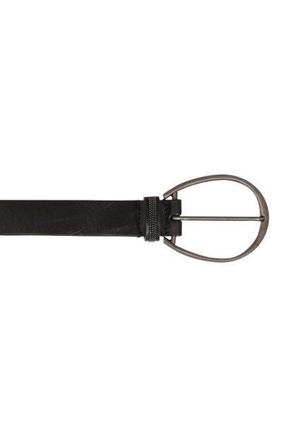 Кожаный ремень BRUNELLO CUCINELLI, арт. M0DAYC242P, фото 4