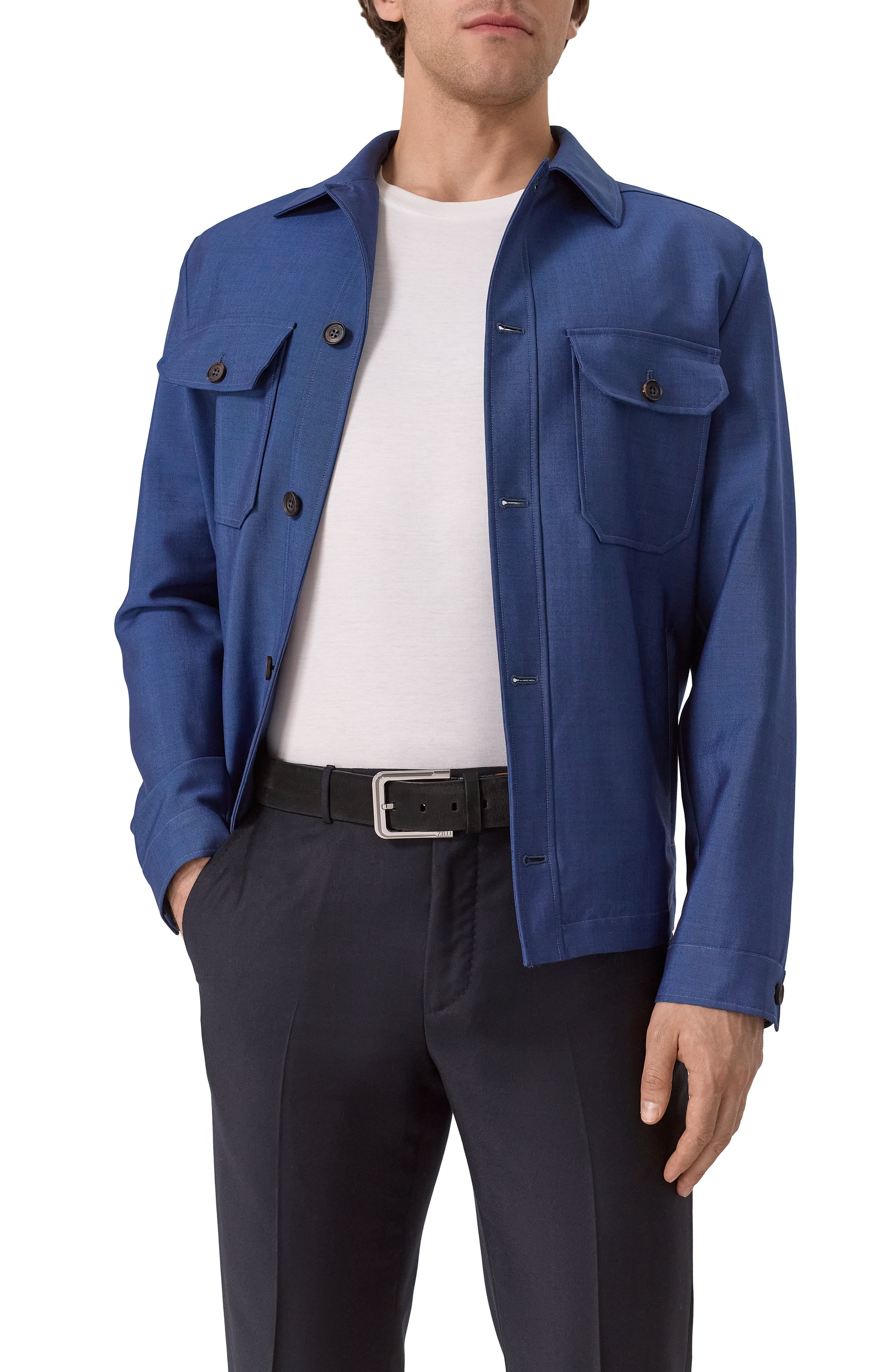 Ремень из нубука ZILLI, арт. B12040M1982VPALRU/120, фото 2