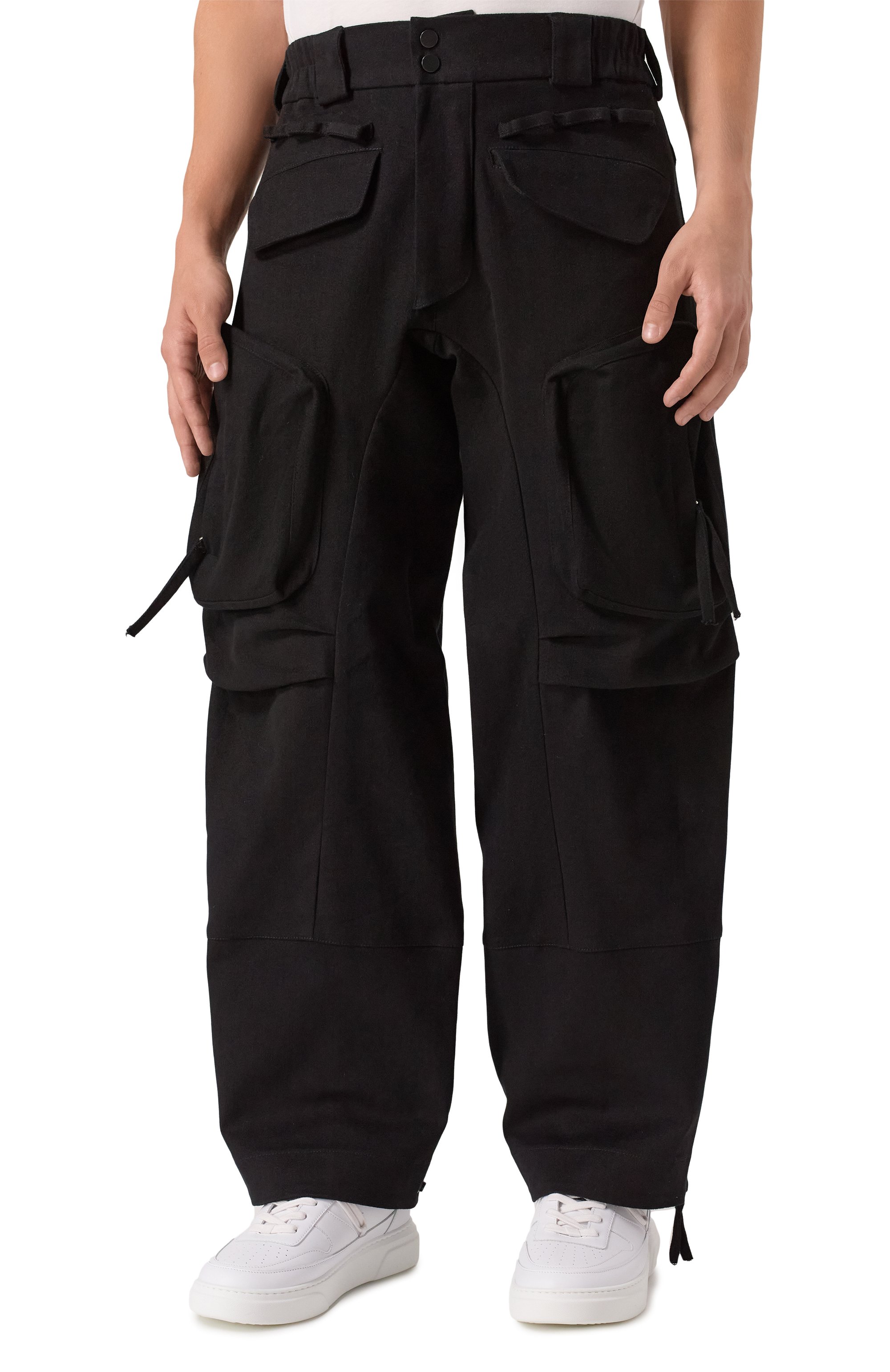 Хлопковые брюки-карго 139DEC, арт. PN508-BK, фото 3