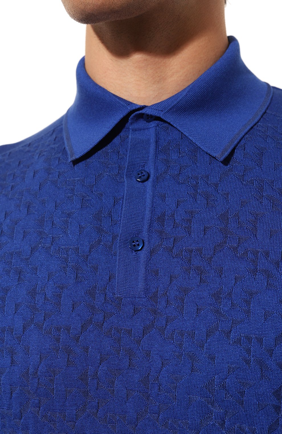 Поло из шелка и хлопка STEFANO RICCI, арт. K818059P13/F23286, фото 5