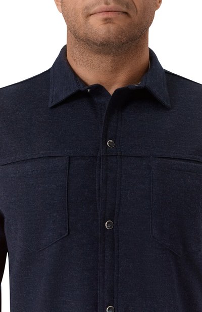 Кашемировая рубашка MARCO PESCAROLO, арт. ZEUS/52Y03, фото 5