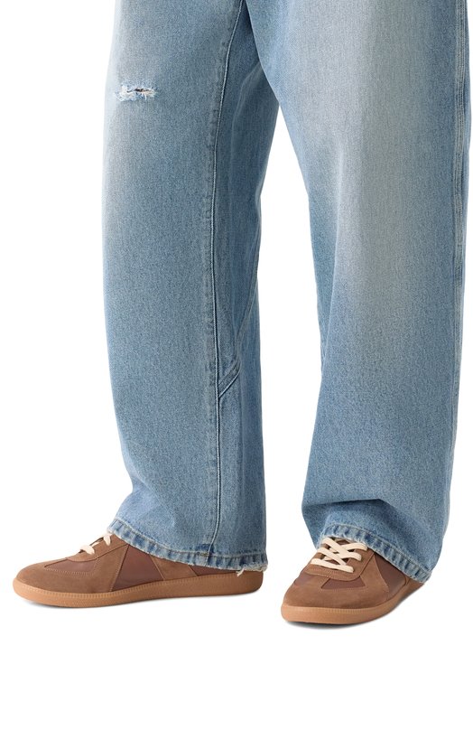 Кожаные кеды Replica Maison Margiela S57WS0236/P1895 Коричневый  S57WS0236/P1895 Фото 3