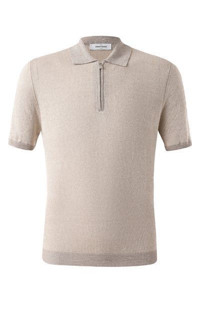 Мужская поло изо льна и хлопка GRAN SASSO, арт. 57172/18647