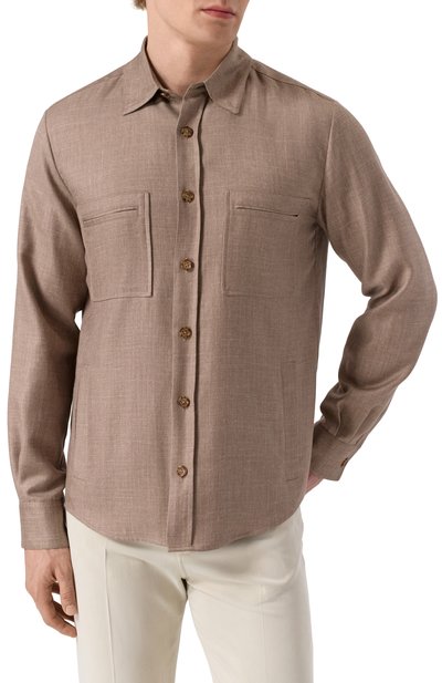 Рубашка из кашемира и шелка COLOMBO, арт. CM00382/77541-10, фото 3