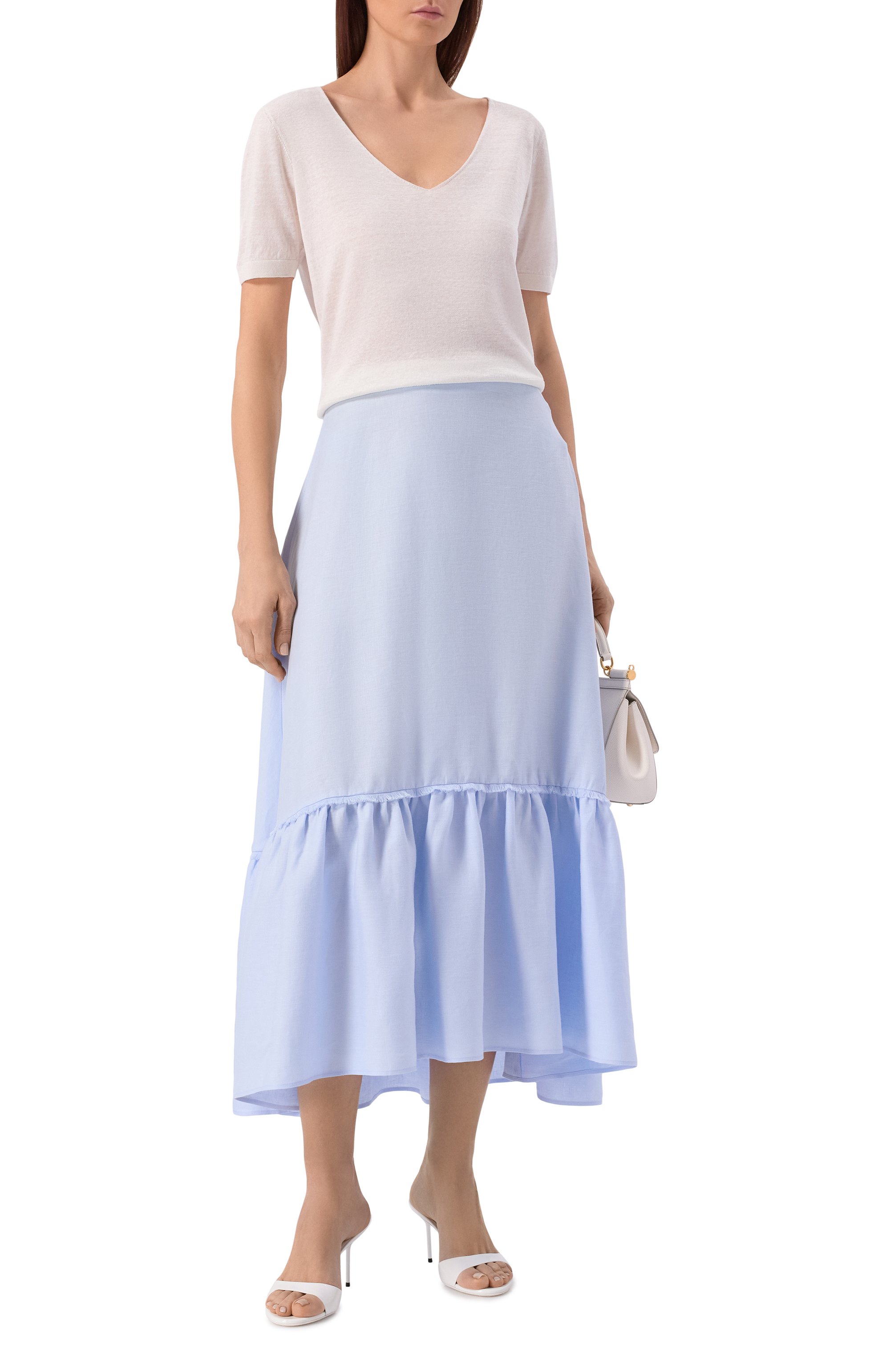 Пуловер изо льна и шелка AGNONA, арт. K011025E/0L180PE, фото 2