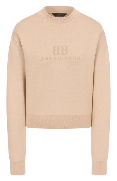 Женский пуловер из шерсти и хлопка BALENCIAGA, арт. 818418/T1725