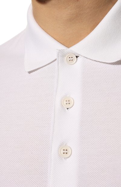 Хлопковое поло BURBERRY, арт. 8014005, фото 5