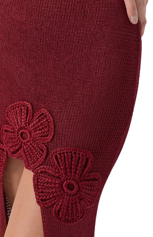 Шелковая юбка Paramidonna CR26LSKB-1 Бордовый  CR26LSKB-1 Фото 5