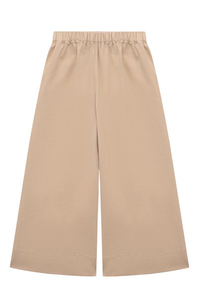 Хлопковые кюлоты IL GUFO бежевого цвета по цене 8995 руб., арт. P21PR013C6034/5A-8A, фото 2 Хлопковые кюлоты IL GUFO, арт. P21PR013C6034/5A-8A, фото 2