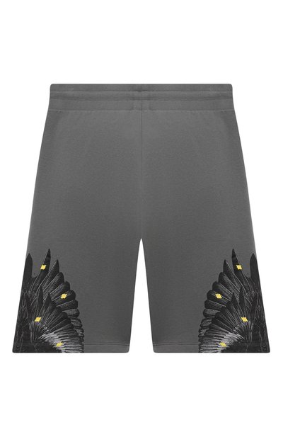 Хлопковые шорты MARCELO BURLON KIDS OF MILAN, арт. 21E/B/MB/3207/0020/8-14Y, фото 2
