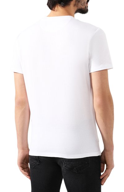 Хлопковая футболка VALENTINO, арт. SV0MG04E5SJ, фото 4