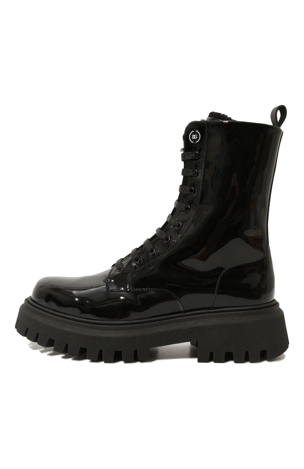 Кожаные ботинки DOLCE & GABBANA, арт. D11109/A3B70/37-39, фото 2