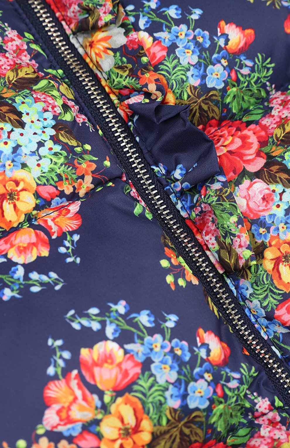 Пуховое стеганое пальто с цветочным принтом GUCCI, арт. 478131/XBC18, фото 3