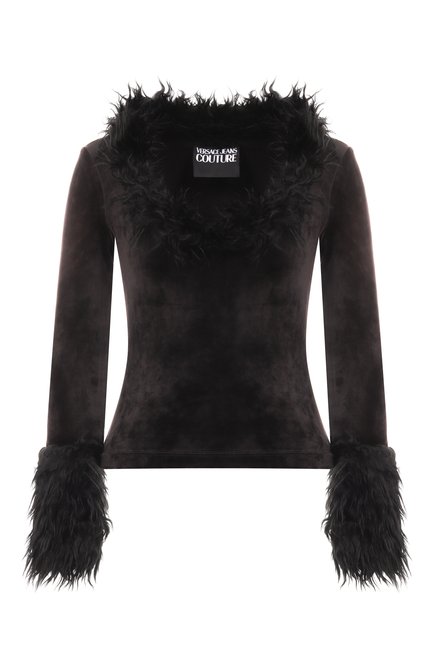 Женский бархатный топ VERSACE JEANS COUTURE, арт. 79HAH606/J0241