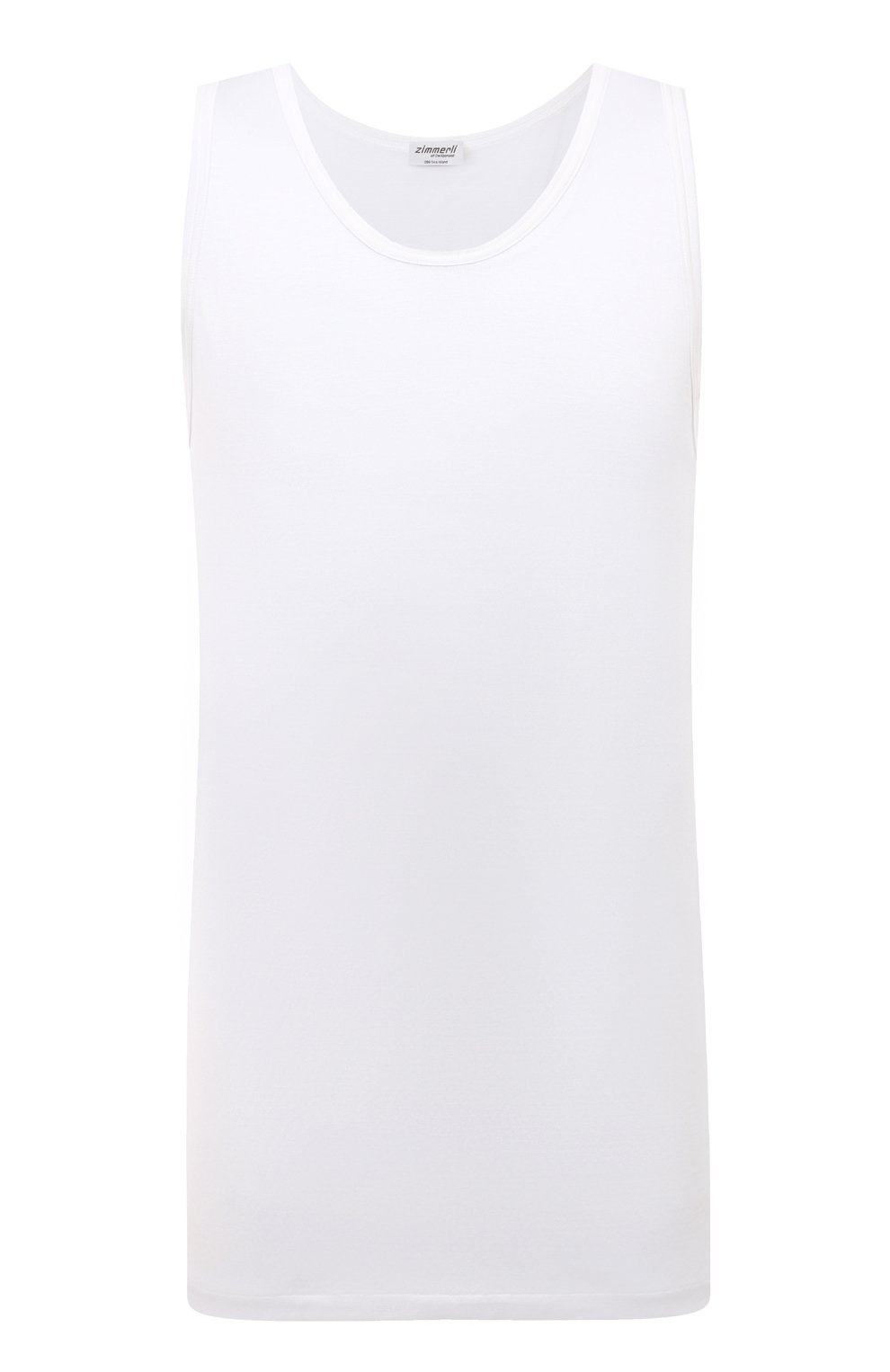Хлопковая майка ZIMMERLI белого цвета по цене 15500 руб., арт. 252-8066, фото 1 Хлопковая майка ZIMMERLI, арт. 252-8066, фото 1