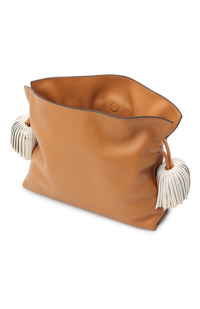 Клатч flamenco LOEWE бежевого цвета по цене 251500 руб., арт. A411FC1X17, фото 4 Клатч flamenco LOEWE, арт. A411FC1X17, фото 4