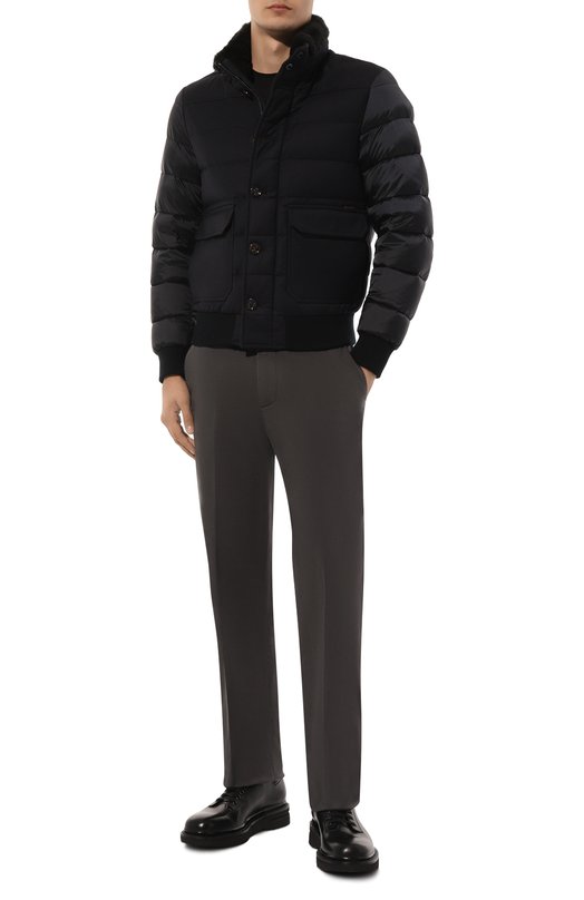 Хлопковые брюки Corneliani 944ED2-9420133 Серый  944ED2-9420133 Фото 2