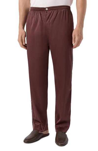 Шелковые домашние брюки KITON, арт. UNWT005K0265L, фото 3