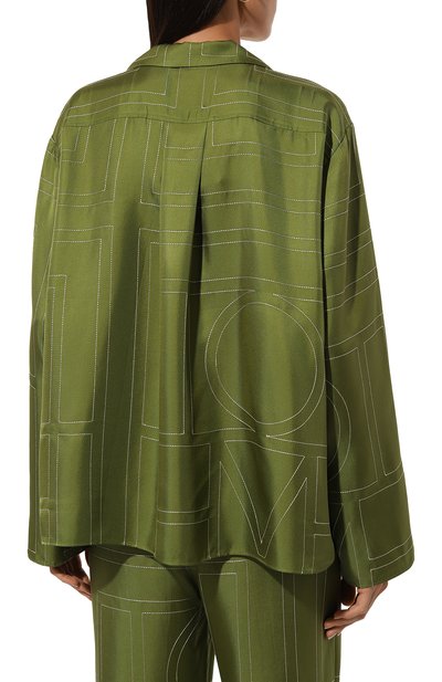 Шелковая рубашка TOTEME, арт. 241-WRT976-FB0089, фото 4