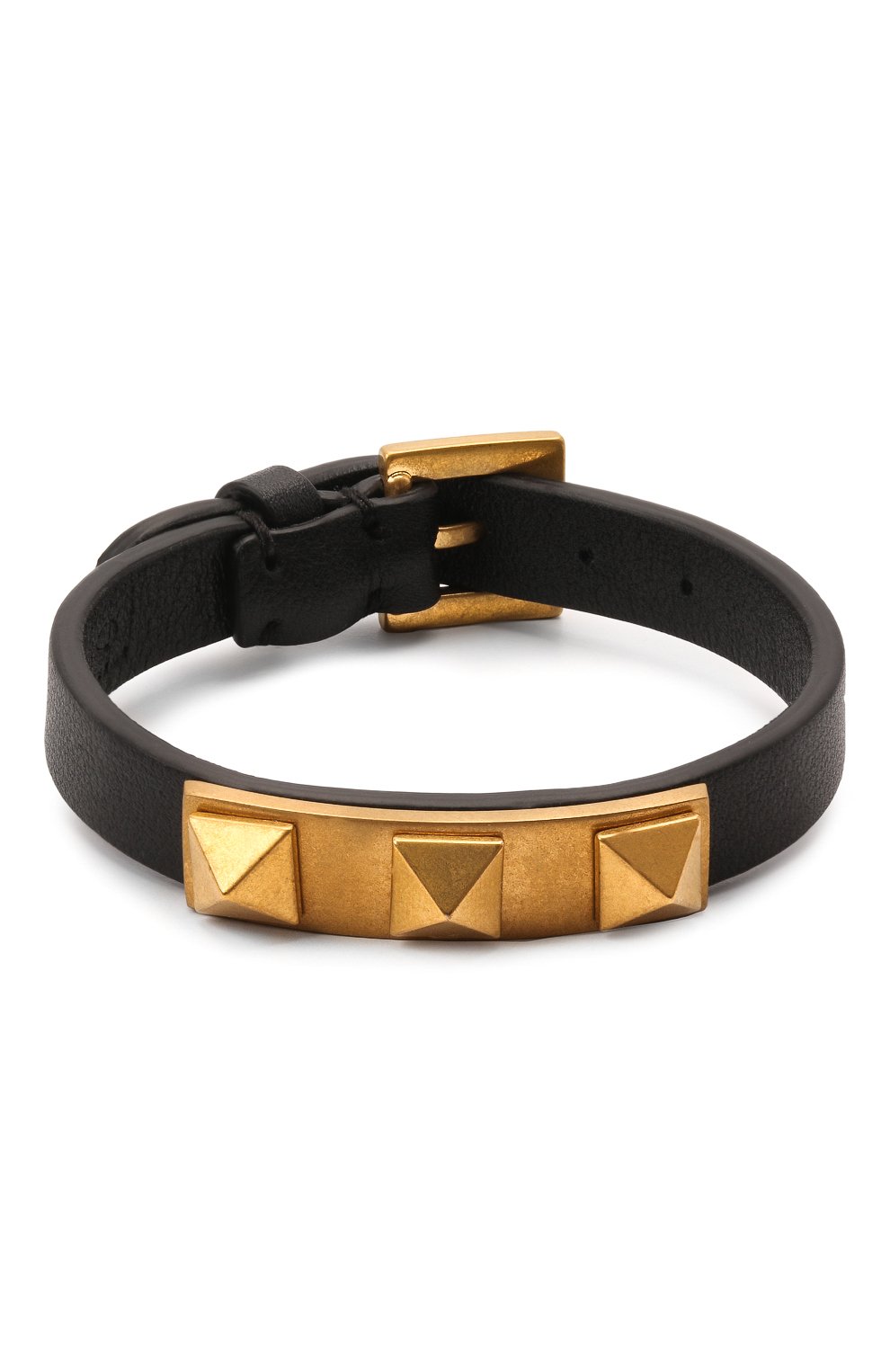 Кожаный браслет VALENTINO черного цвета по цене 27700 руб., арт. XW2J0I50HIS, фото 1 Кожаный браслет VALENTINO, арт. XW2J0I50HIS, фото 1