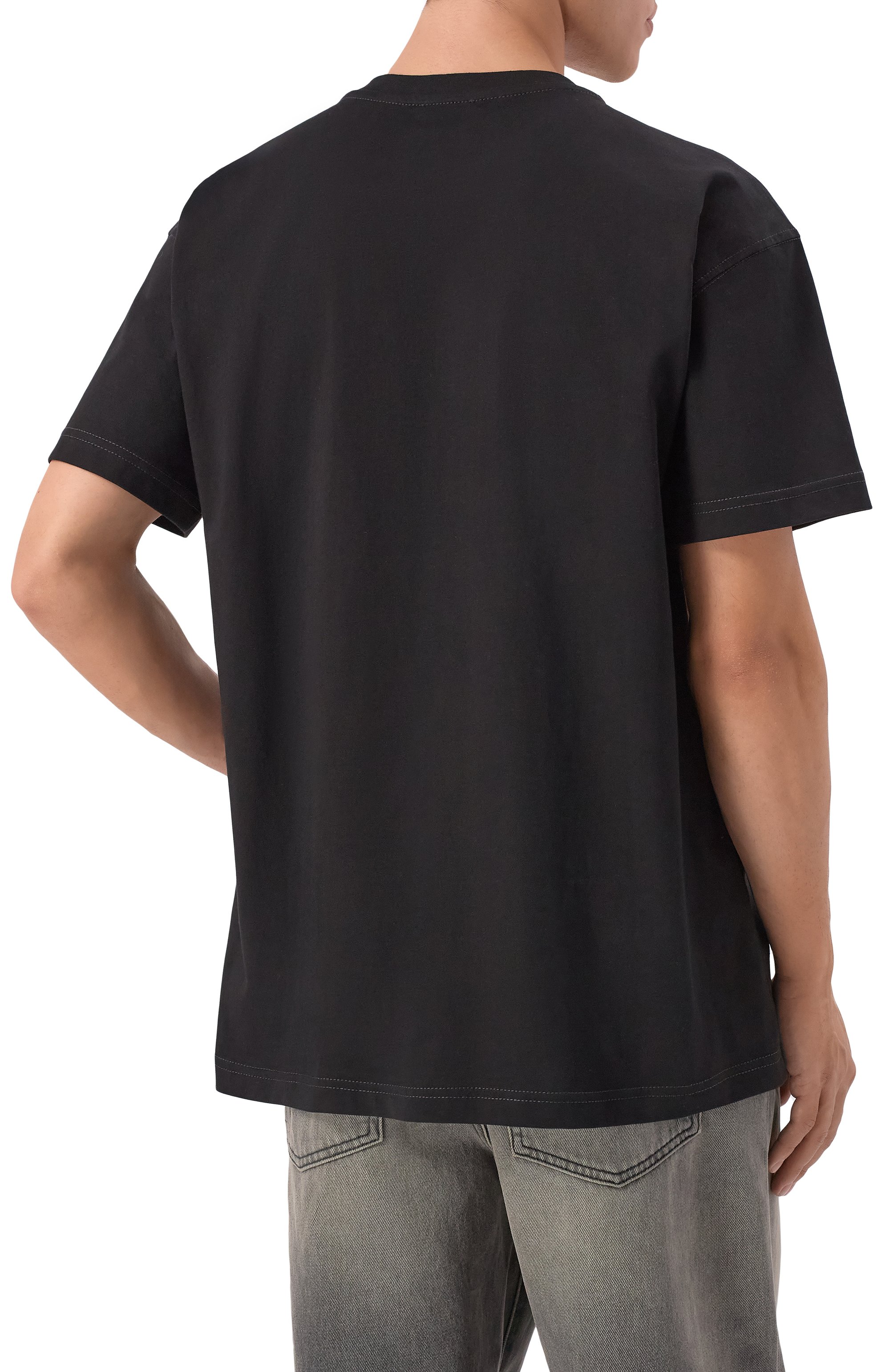 Хлопковая футболка DIESEL, арт. A19662/0QIAM, фото 4