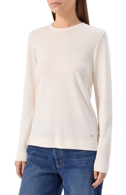 Лонгслив из лиоцелла Windsor 52 DT306 10019878/30047126 Кремовый  52 DT306 10019878/30047126 Фото 3