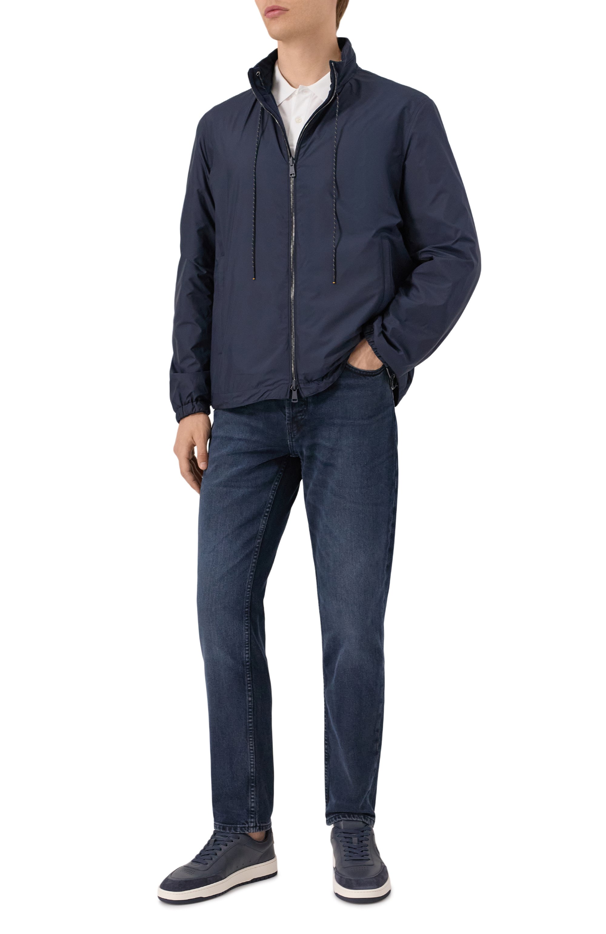 Кожаные кеды club riviera PAUL&SHARK, арт. 15318007, фото 2