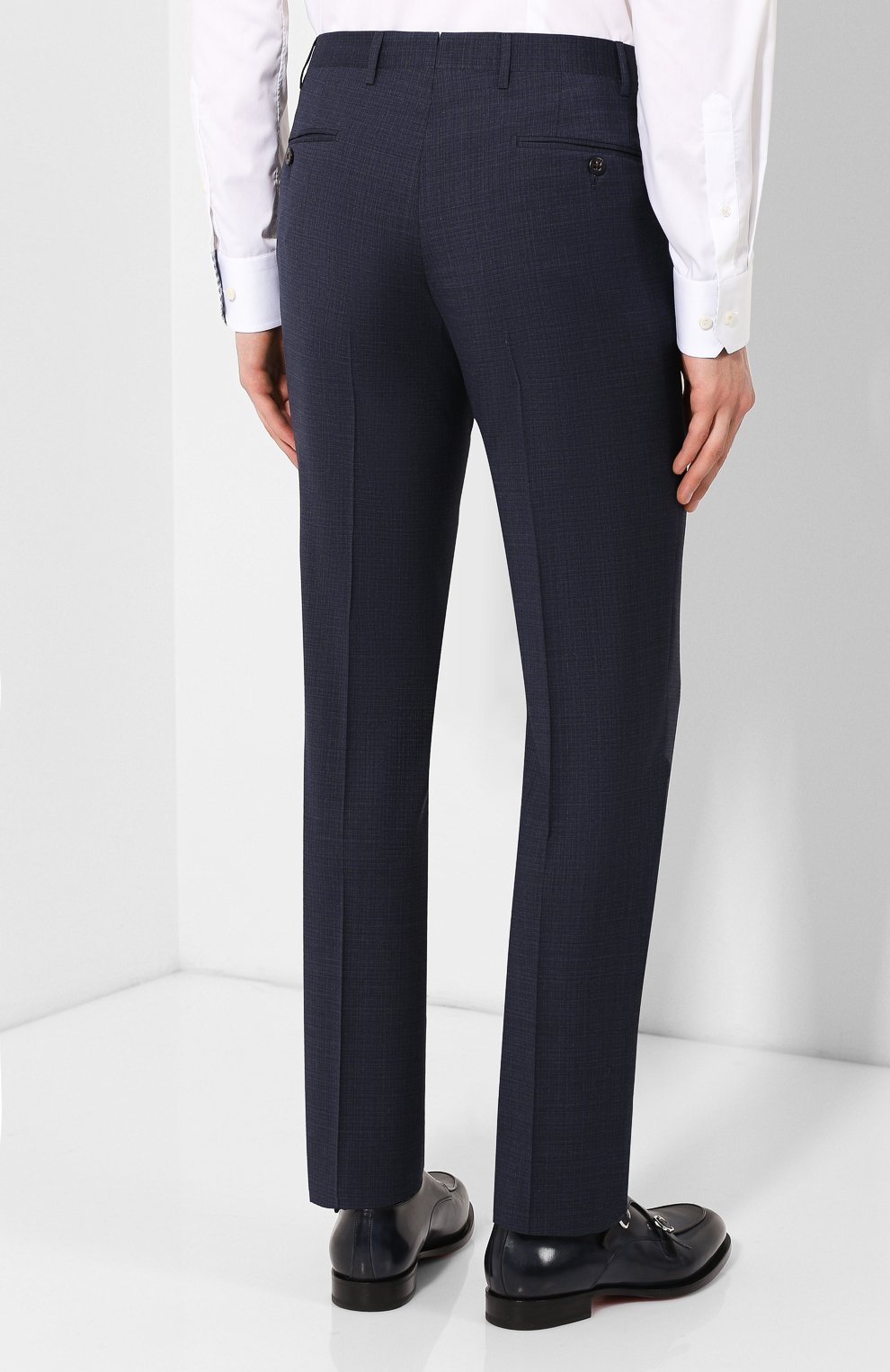 Шерстяные брюки CORNELIANI, арт. 855252-0117216/02, фото 4