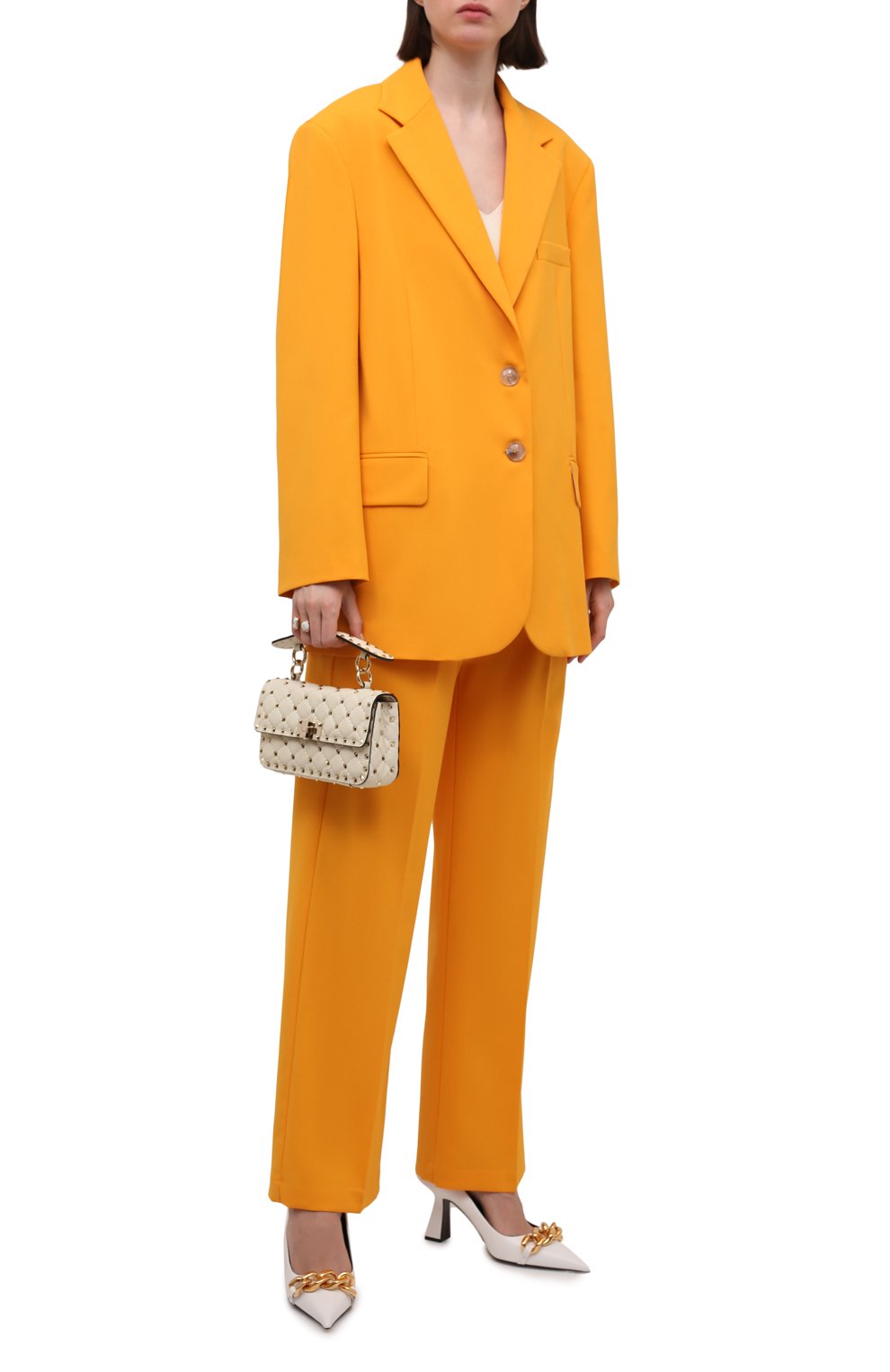 Жакет ERIKA CAVALLINI оранжевого цвета по цене 63850 руб., арт. S2/P/P2SN06, фото 2 Жакет ERIKA CAVALLINI, арт. S2/P/P2SN06, фото 2