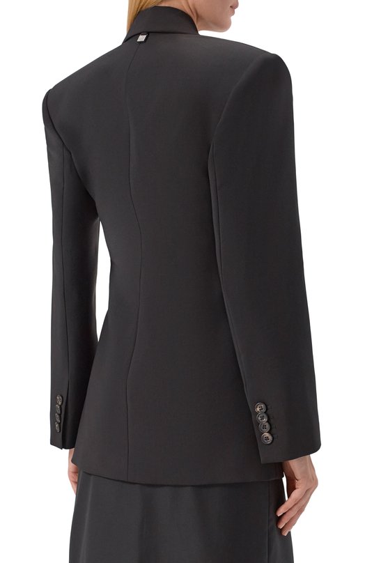 Шерстяной жакет Giuseppe di Morabito 05FWJA121 05327A Чёрный  05FWJA121 05327A Фото 4