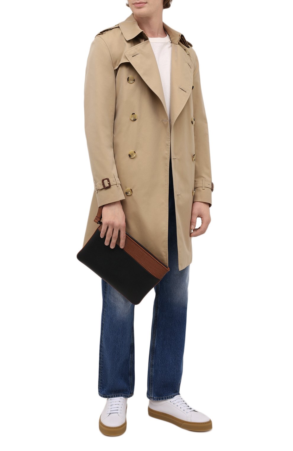 Кожаный клатч ZEGNA, арт. C1778P-LHPBD, фото 2