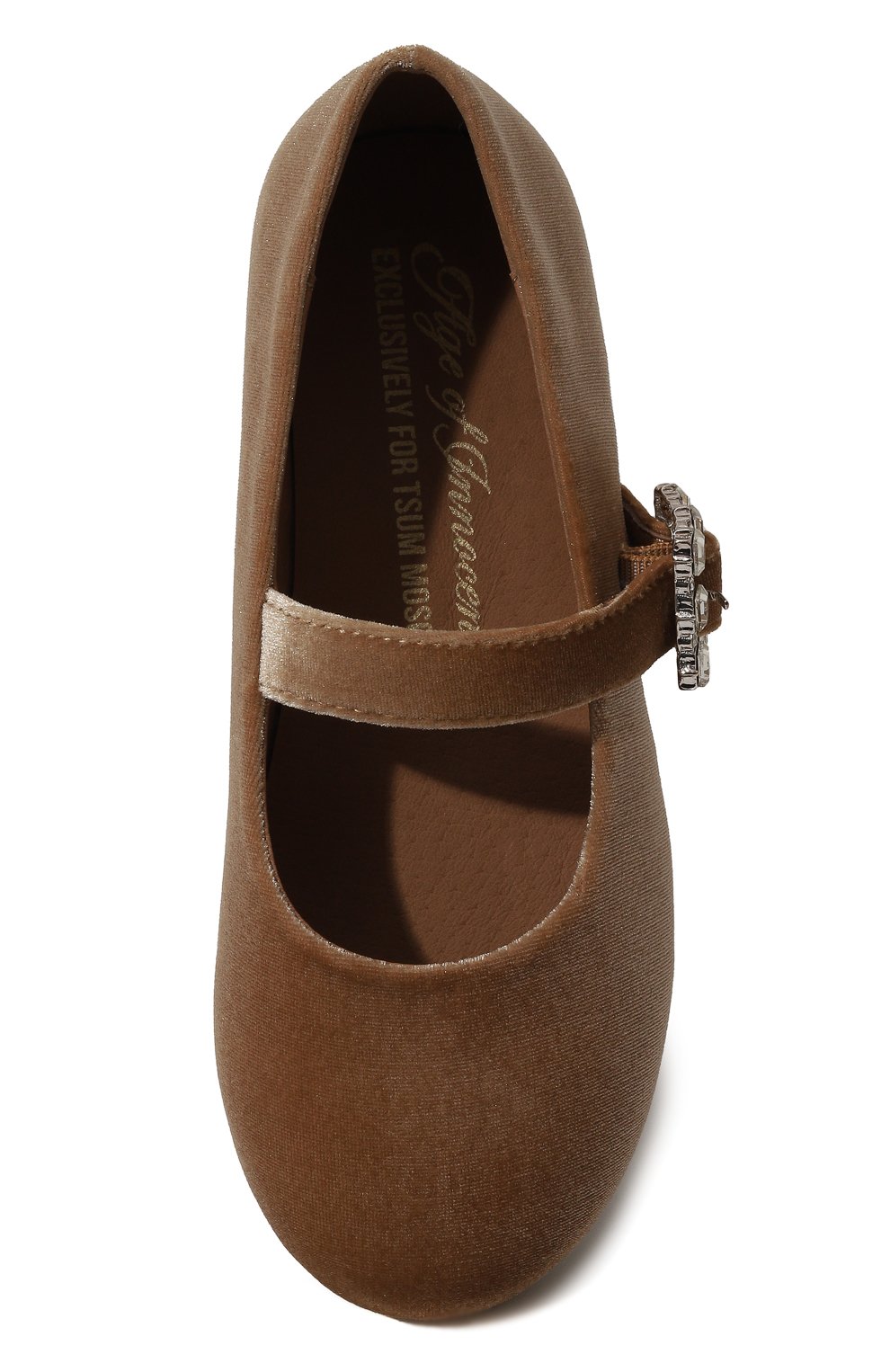 Бархатные балетки AGE OF INNOCENCE, арт. 000457/AMANDA/32, фото 4