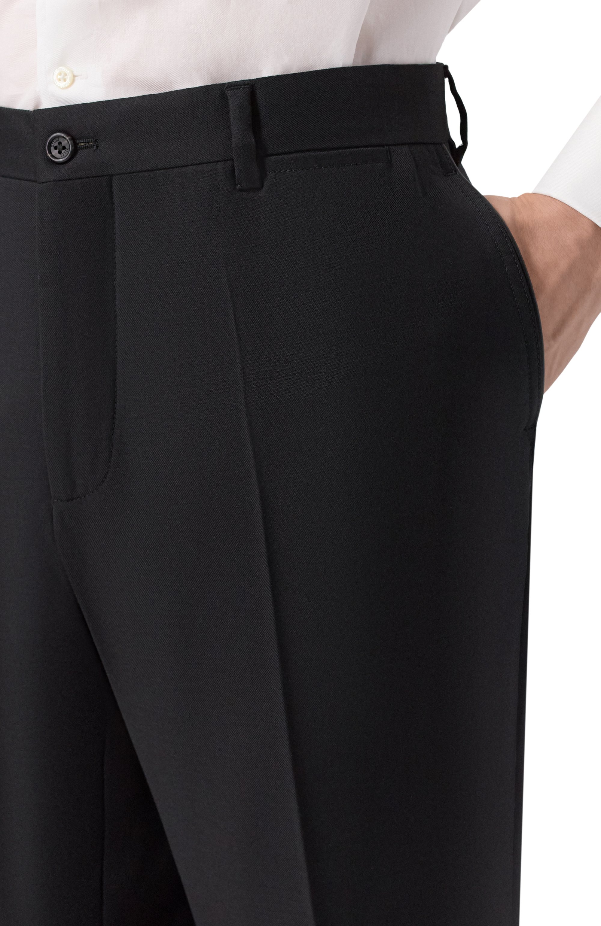 Шерстяные брюки ZILLI черного цвета по цене 199500 руб., арт. CP0005M020042015U, фото 5 Шерстяные брюки ZILLI, арт. CP0005M020042015U, фото 5