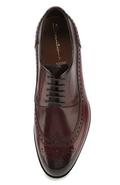 Кожаные дерби SANTONI, арт. MCC017026MC3HVVDB54, фото 1