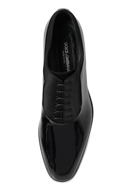 Лакированные оксфорды DOLCE & GABBANA черного цвета по цене 107000 руб., арт. A20213/A0932, фото 5 Лакированные оксфорды DOLCE & GABBANA, арт. A20213/A0932, фото 5