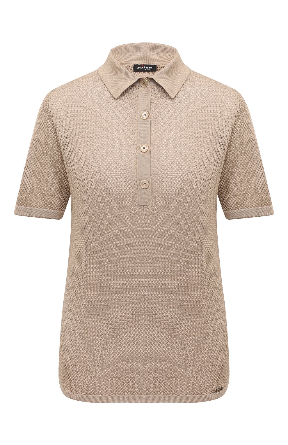 Шелковое поло KITON, арт. D55714DES, фото 1