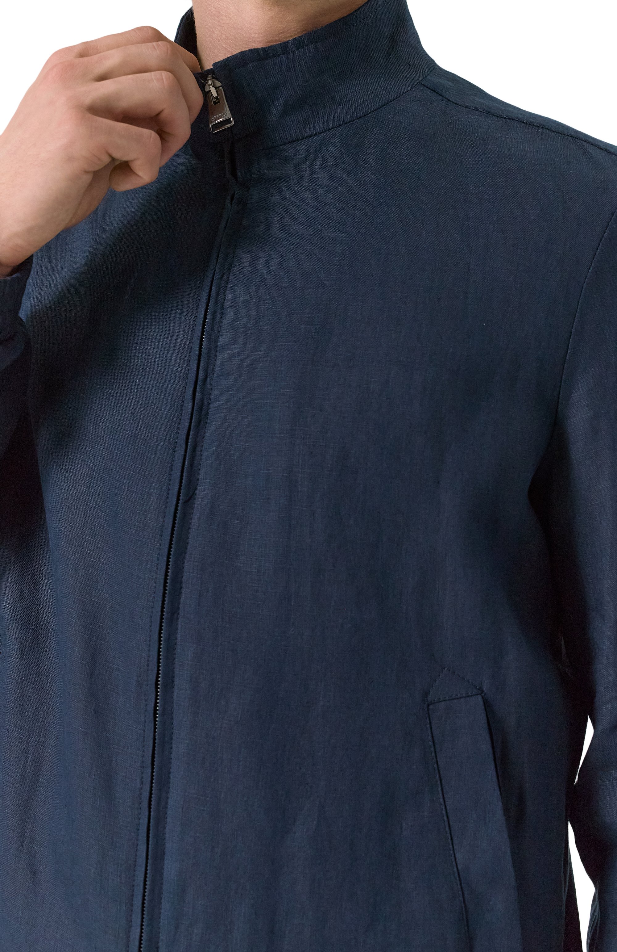 Льняной бомбер CANALI, арт. 040988US/SG02985, фото 5