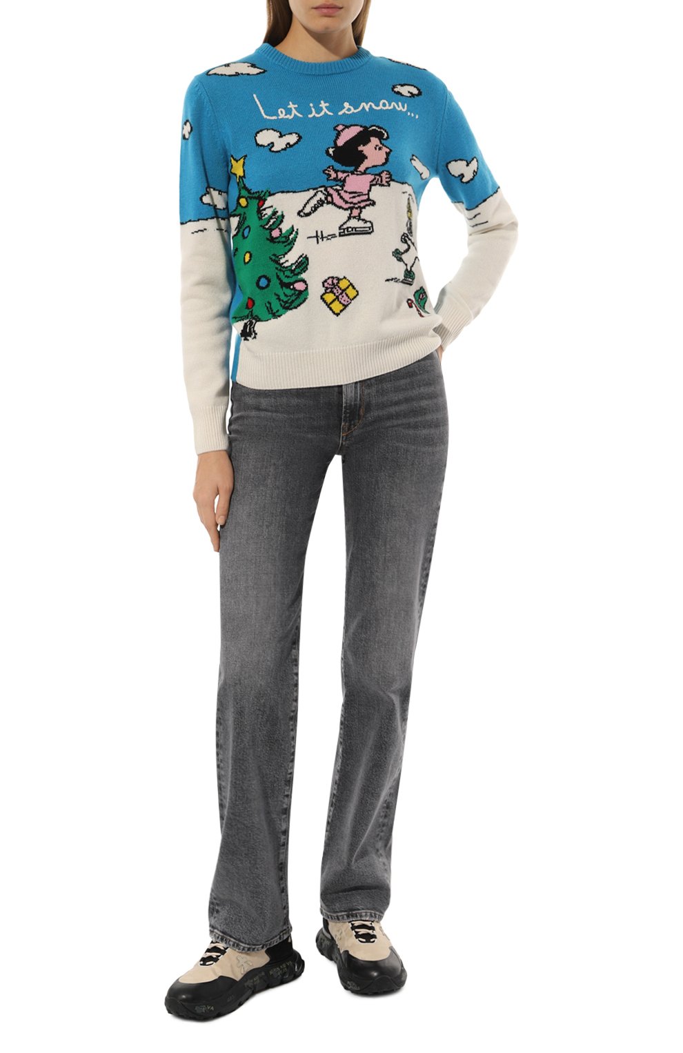 Пуловер из шерсти и вискозы MC2 SAINT BARTH разноцветного цвета по цене 22850 руб., арт. NEW QUEEN C/00003G, фото 2 Пуловер из шерсти и вискозы MC2 SAINT BARTH, арт. NEW QUEEN C/00003G, фото 2