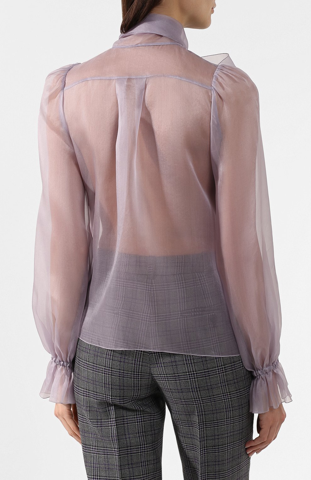 Шелковая блузка DOLCE & GABBANA, арт. F5L15T/FU1C1, фото 4
