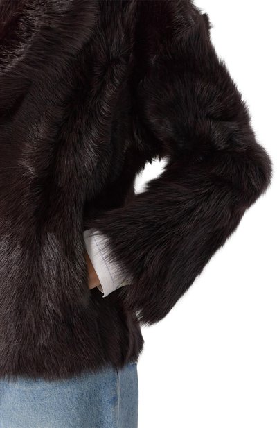 Шуба из овчины MANZONI24, арт. 25M1575R-S32N/48, фото 5